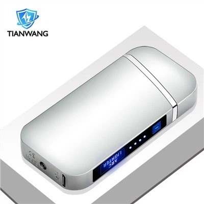 Ob chav Arc Lighter nrog LED roj teeb qhia