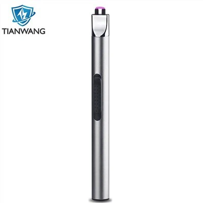 USB Flameless Arc Lighter Ntev Rau Candle BBQ